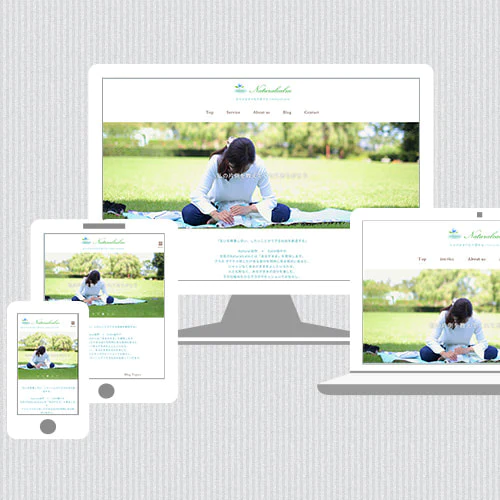 Webサイト（ヨガ・ヒーリング・ナチュラルカームさま）