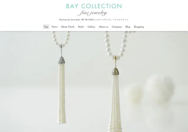 Webサイト（ジュエリーショップ・BAY COLLECTIONさま）